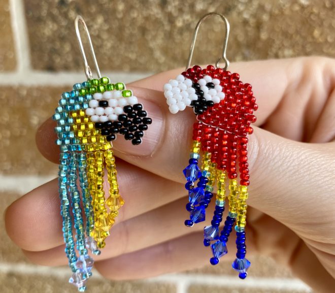 Macaw Earrings