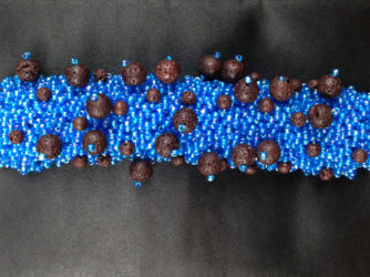 Blue Thick Bracelet